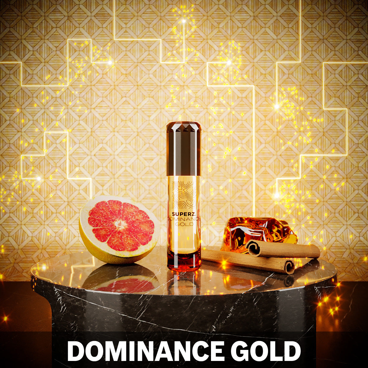 Dominance Gold - 6 ml Exkluzívny 100% parfumový olej - Pre mužov