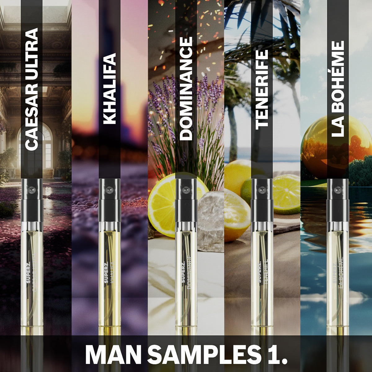 Herrenproben l. - 5x1,5 ml Extrait De Parfum
