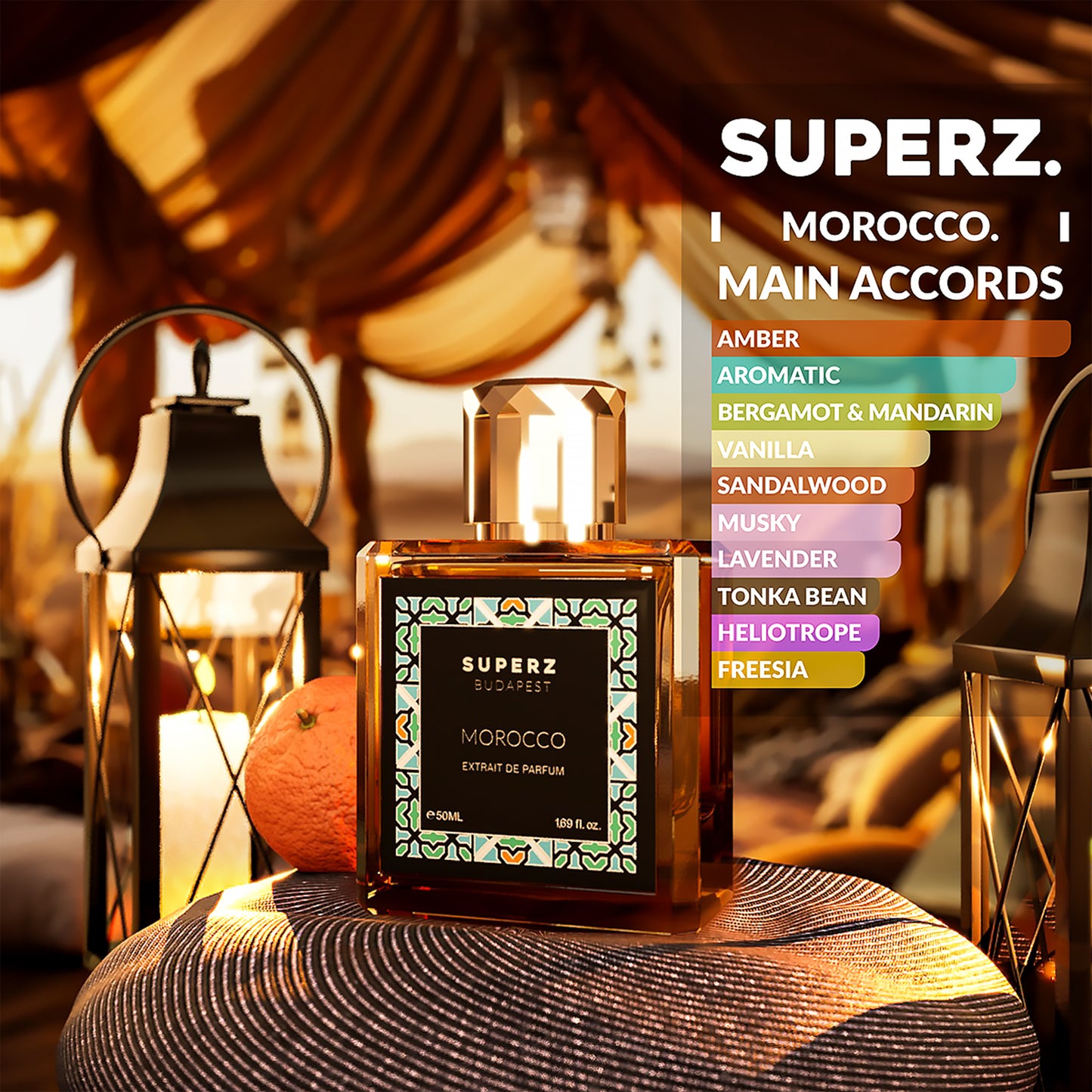 Morocco - 50 ml Extrait De Parfum - Unisex - im neuen Design!