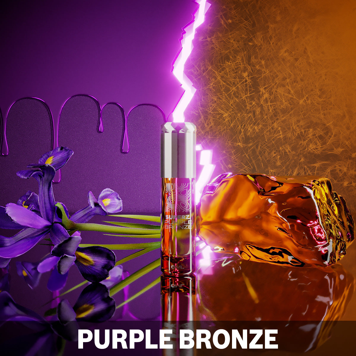 Purple Bronze - Huile de parfum exclusive 100 % 6 ml - Unisexe