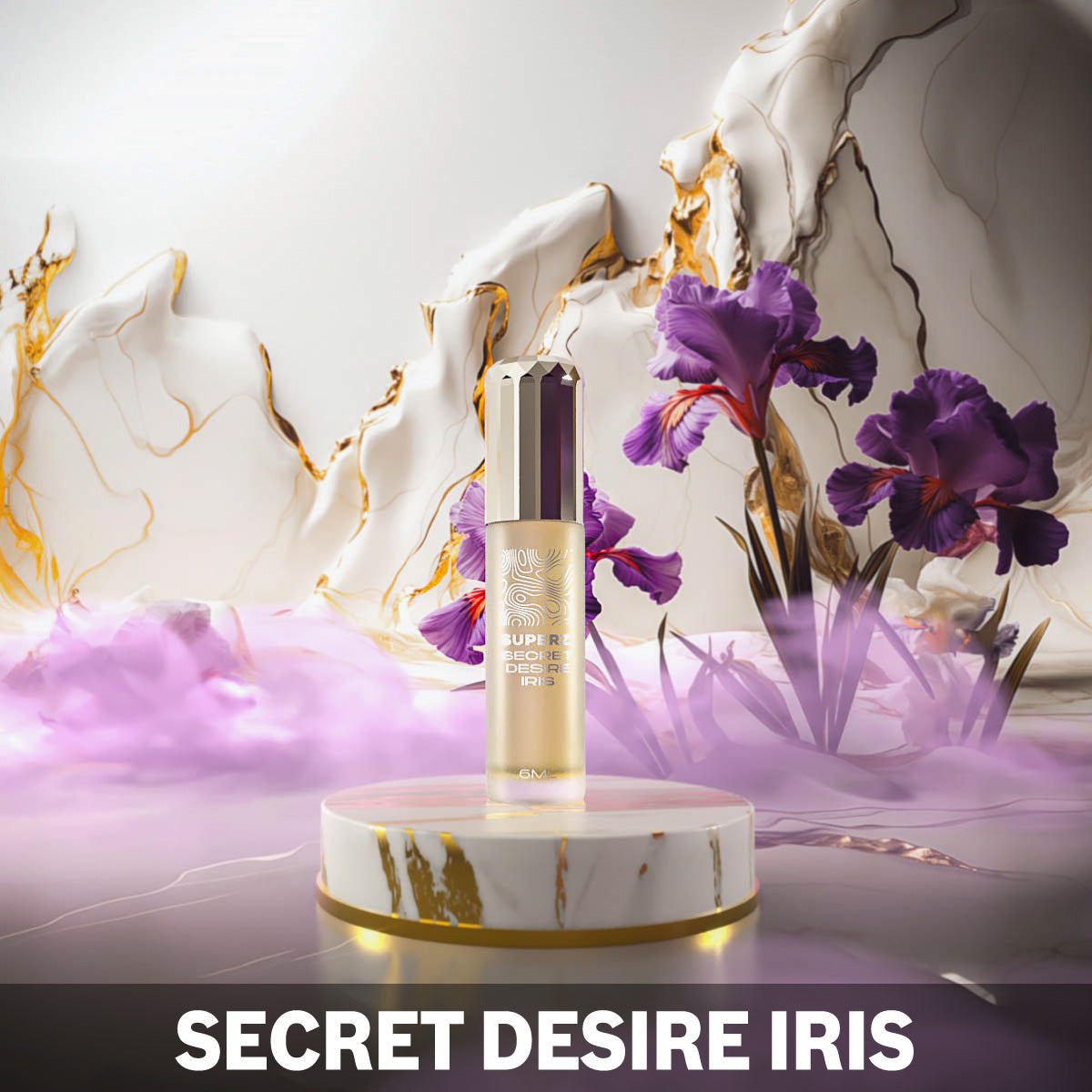 Secret Desire Iris - 6 ml Huile de parfum exclusive 100% - Unisexe