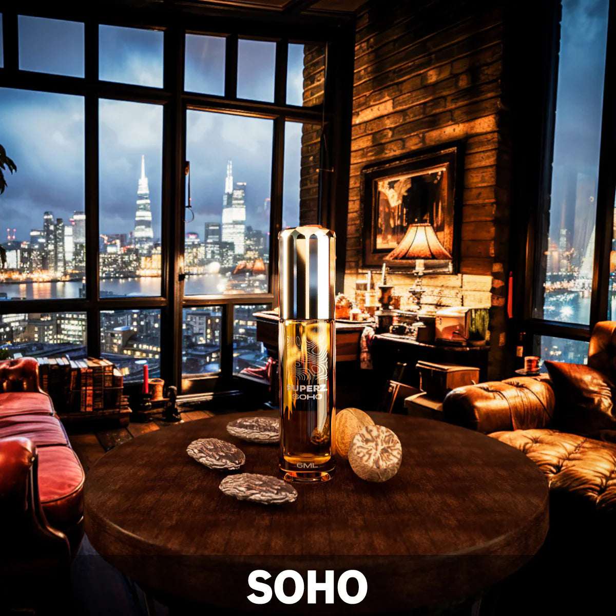 Soho - 6 ml exklusives 100% Parfümöl - Unisex - im neuen Design!
