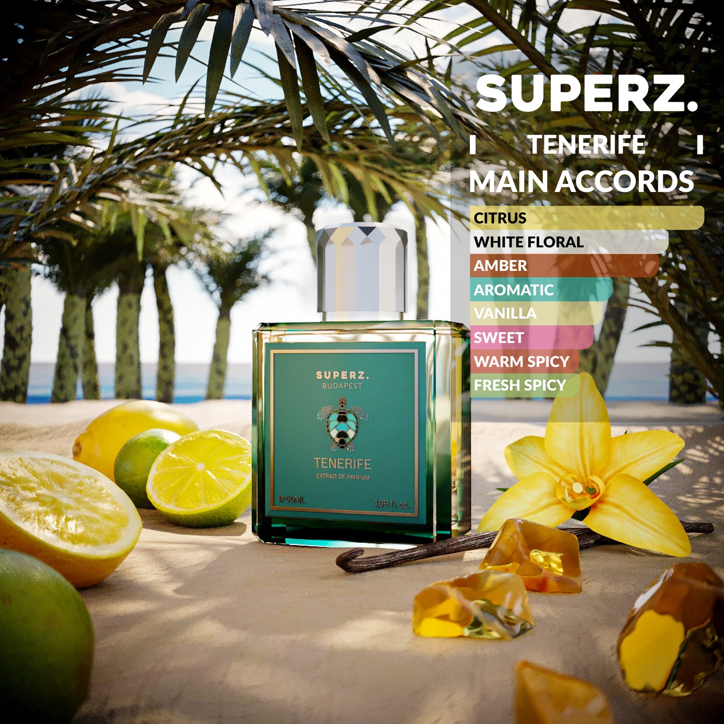 Tenerife - 50 ml Extrait De Parfum - Unisex - V novom balení!