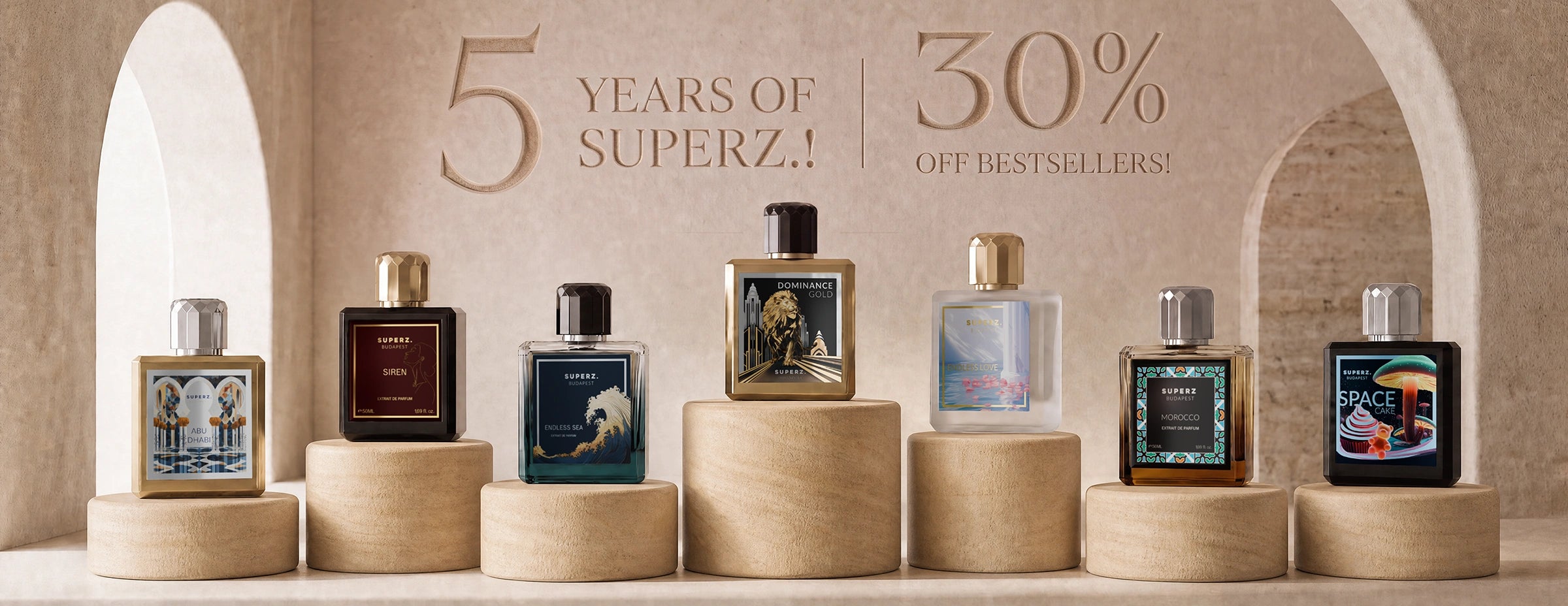 5 years of SUPERZ.! 30% OFF on bestsellers!