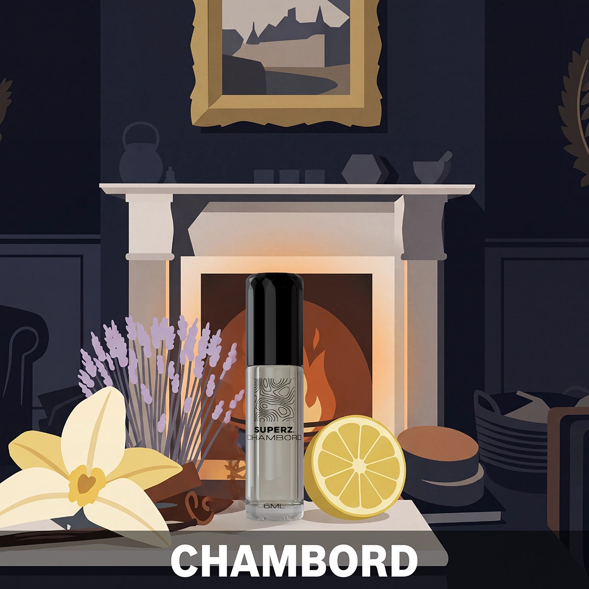 Chambord - Huile de parfum exclusive 100 % 6 ml - Homme