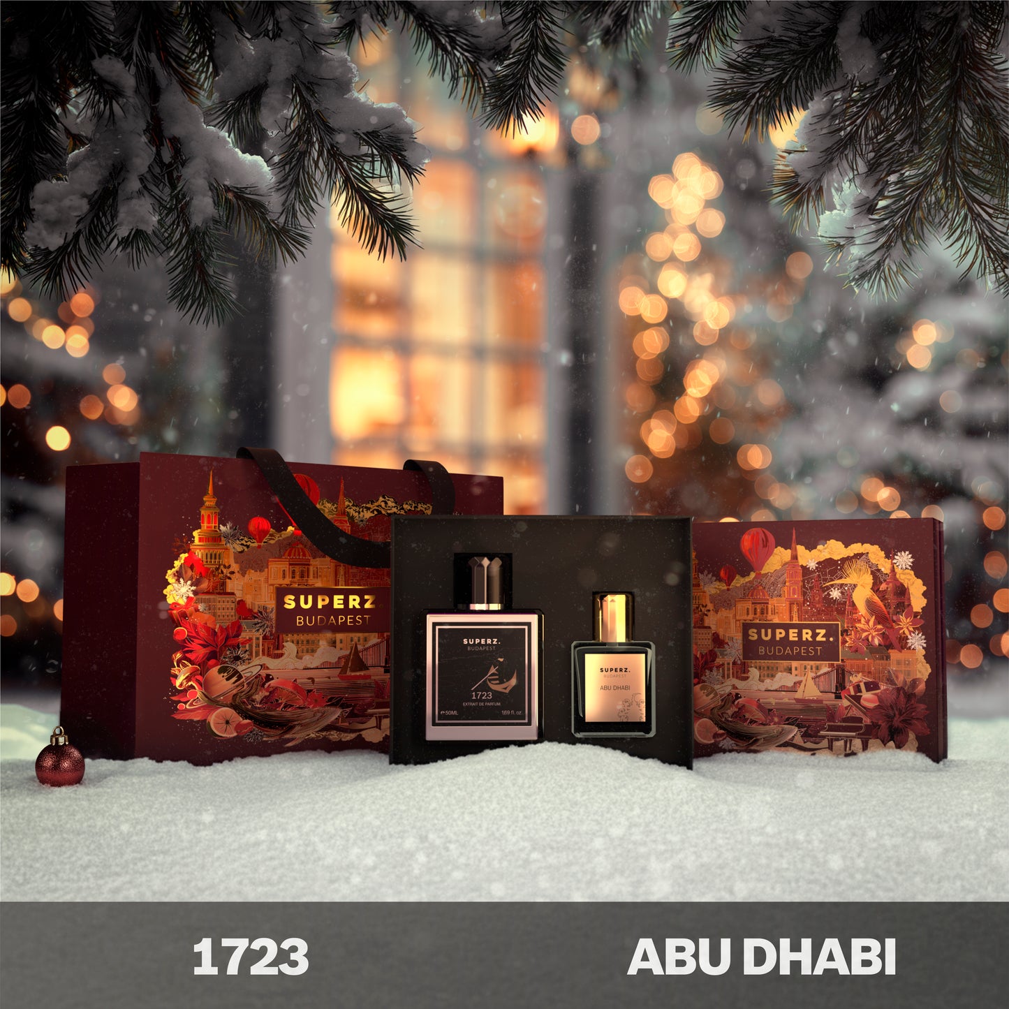 1723 - 50 ml & Abu Dhabi - 10 ml - WINTER EDITION BOX