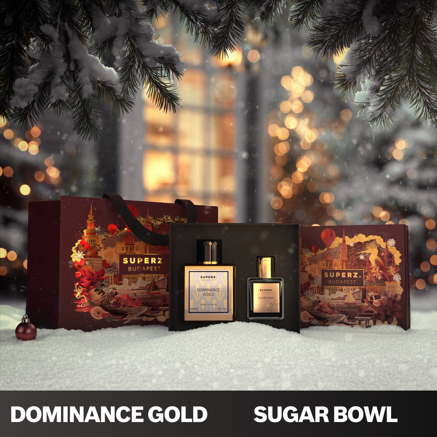 Dominance Gold - 50 ml & Sugar Bowl - 10 ml - WINTER EDITION BOX