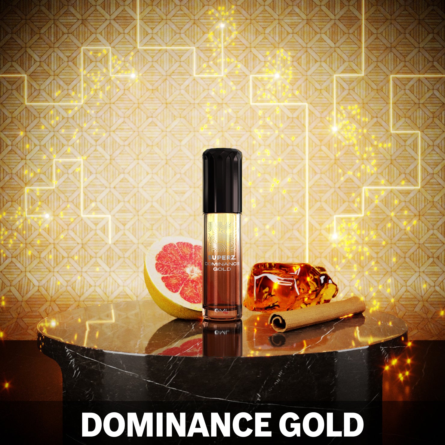 Dominance Gold - 6 ml Exkluzívny 100% parfumový olej - Pre mužov