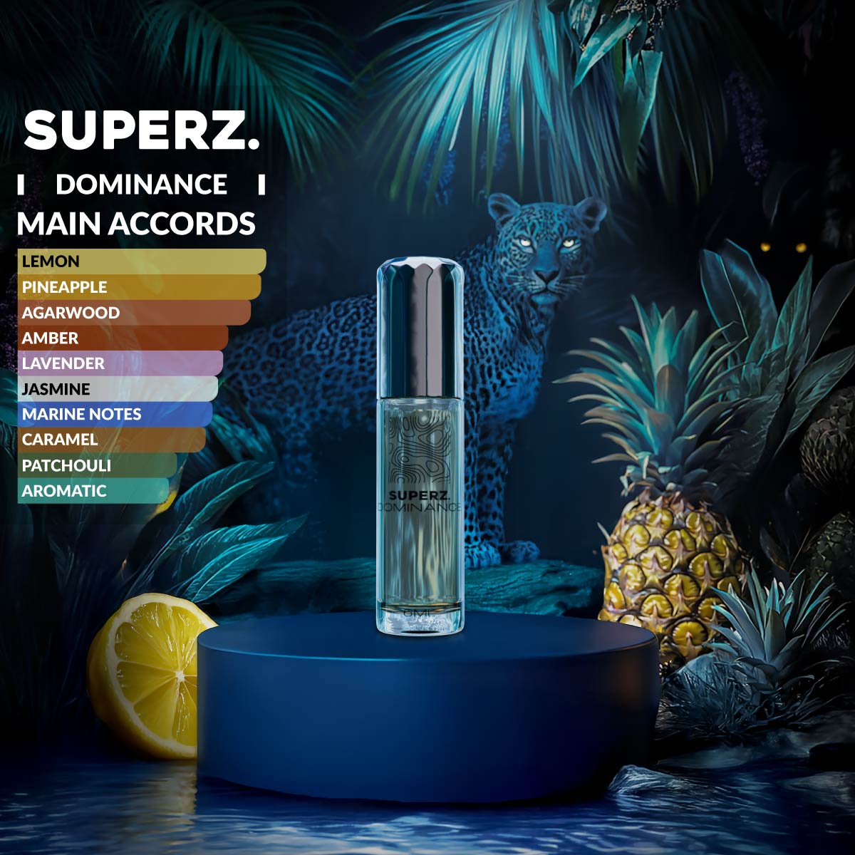 Dominance - 6 ml Exkluzívny 100% parfumový olej - Pre mužov