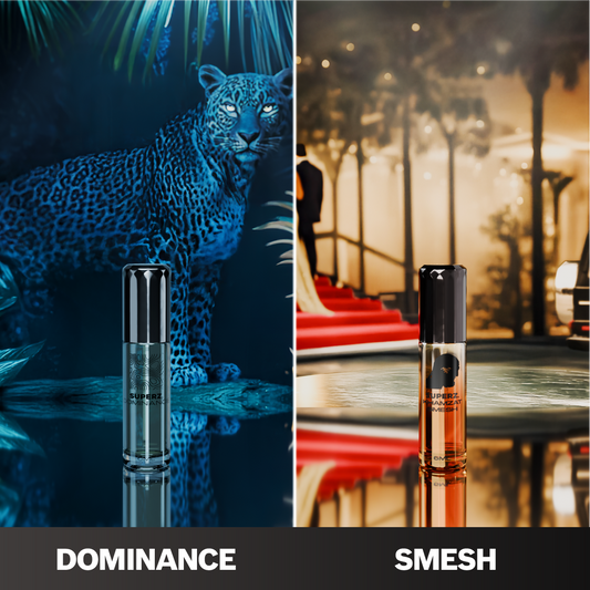 Dominance + Smesh - 2x6ml Parfumové oleje - Pre mužov/Unisex