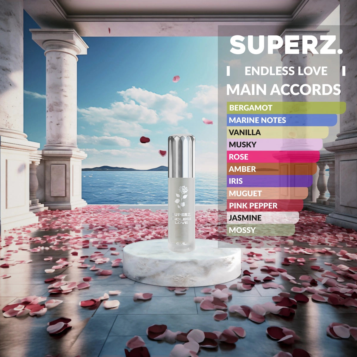 Endless Love - 6 ml Exkluzívny 100% parfumový olej - Pre ženy