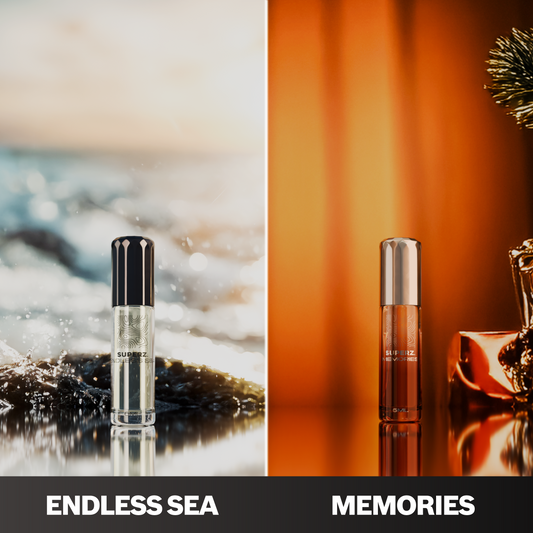 Endless Sea & Memories - 2x6 ml Exclusive 100% Perfume oil - Man/Unisex