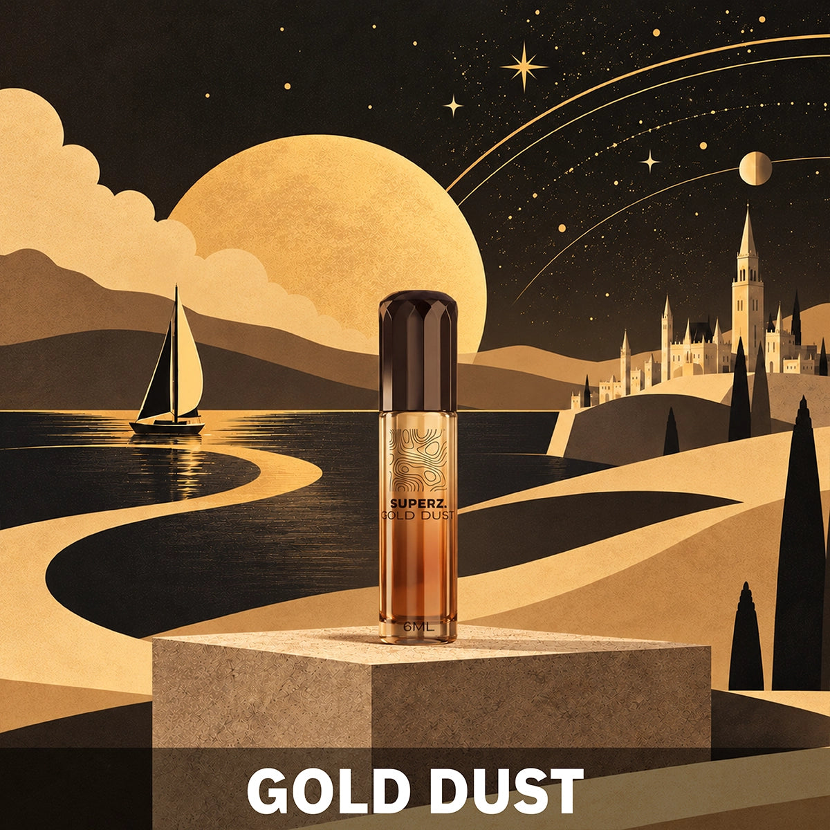 Gold Dust - 6 ml exklusives 100%  Parfümöl - Herren