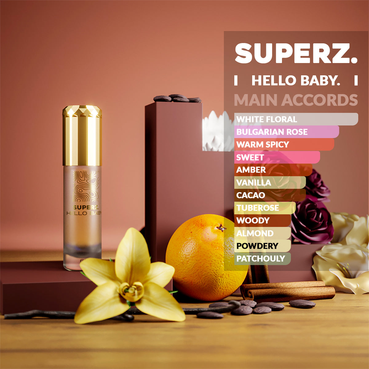 Hello Baby - Huile de parfum exclusive 100 % 6 ml - Femme