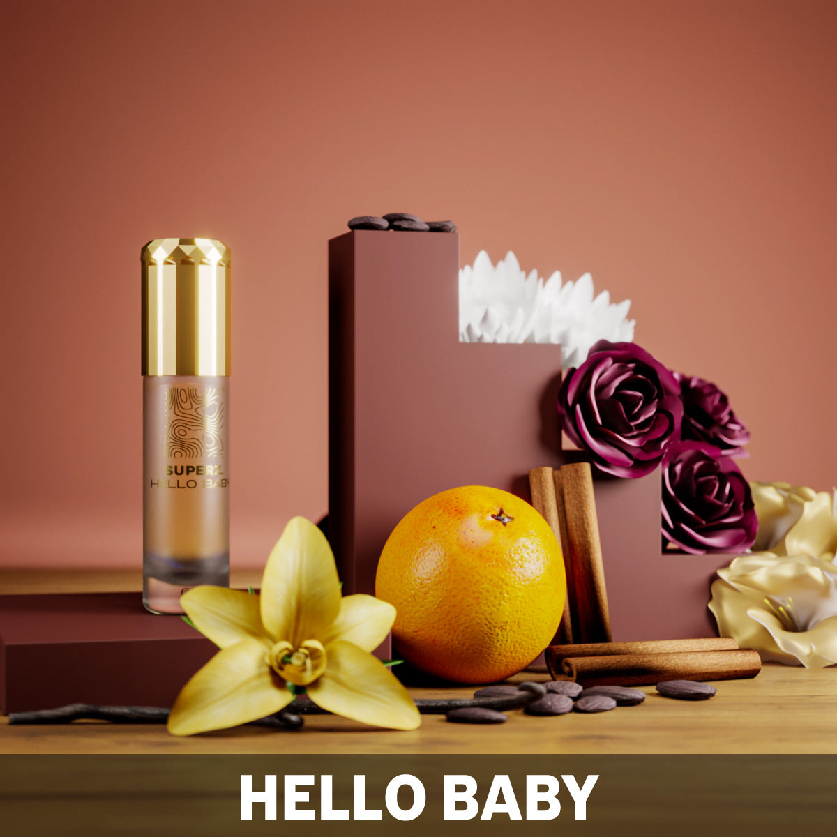 Hello Baby - Huile de parfum exclusive 100 % 6 ml - Femme