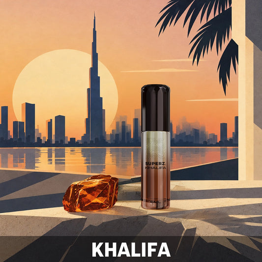 Khalifa - 6 ml exklusives 100% Parfümöl - Herren - im neuen Design!