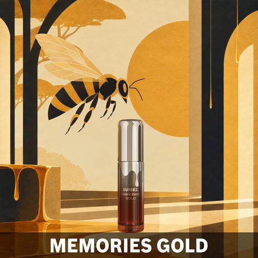 Memories Gold - Huile parfumée exclusive 100 % 6 ml - Unisexe