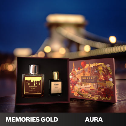 Gift Box - Memories Gold 50ml & Aura 10ml - Unisex