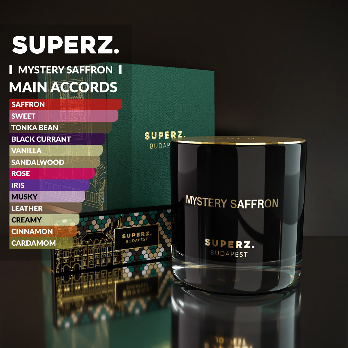 Bougie Mystery Saffron