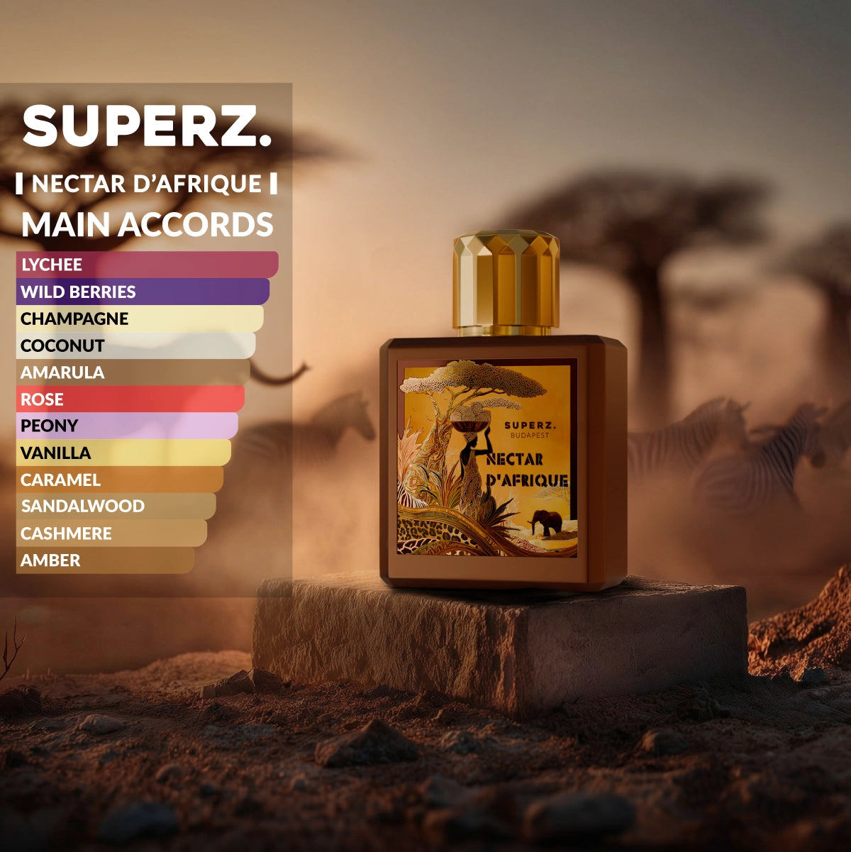 Nectar d'Afrique - VIP - 50 ml Extrait de Parfum - Unisexe