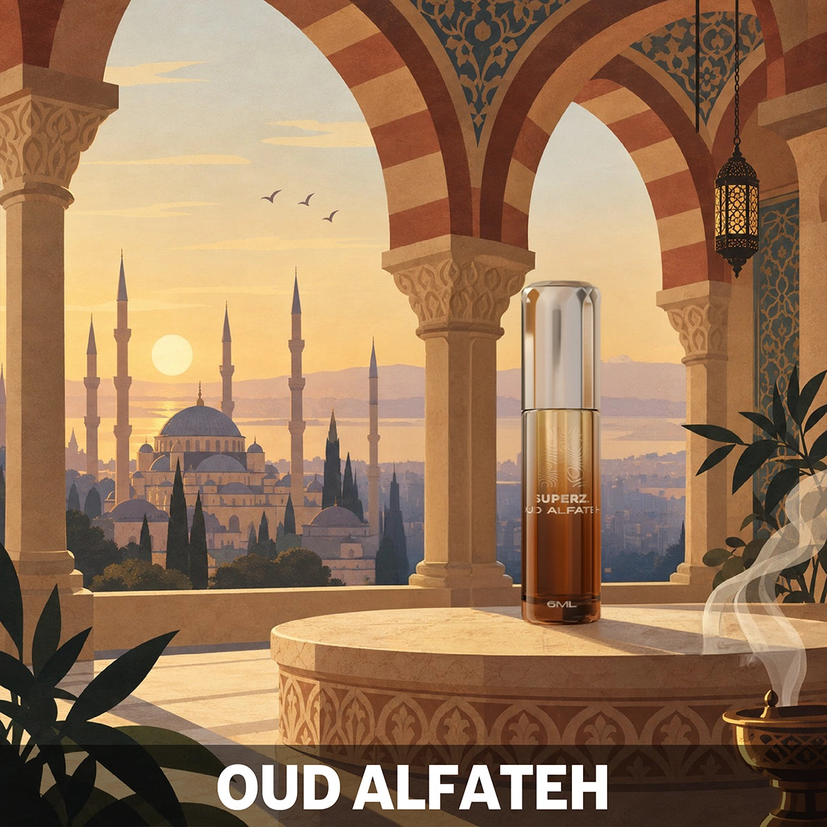 Oud Alfateh - 6 ml exklusives 100% Parfümöl - Unisex
