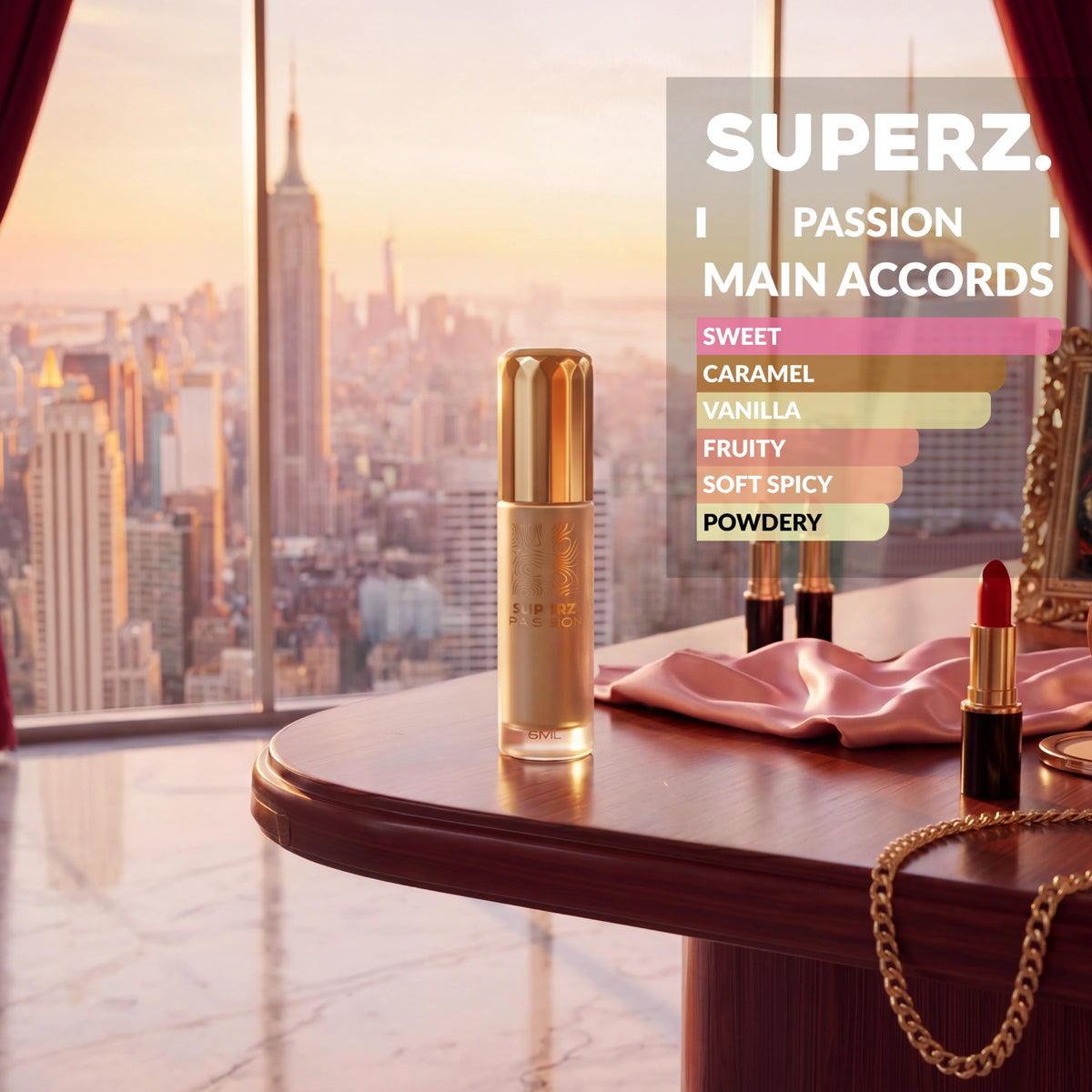 Passion - 6 ml Exkluzívny 100% parfumový olej - Pre ženy