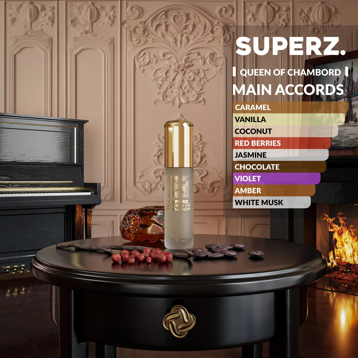 Queen of Chambord - 6 ml exklusives 100% Parfümöl - Damen