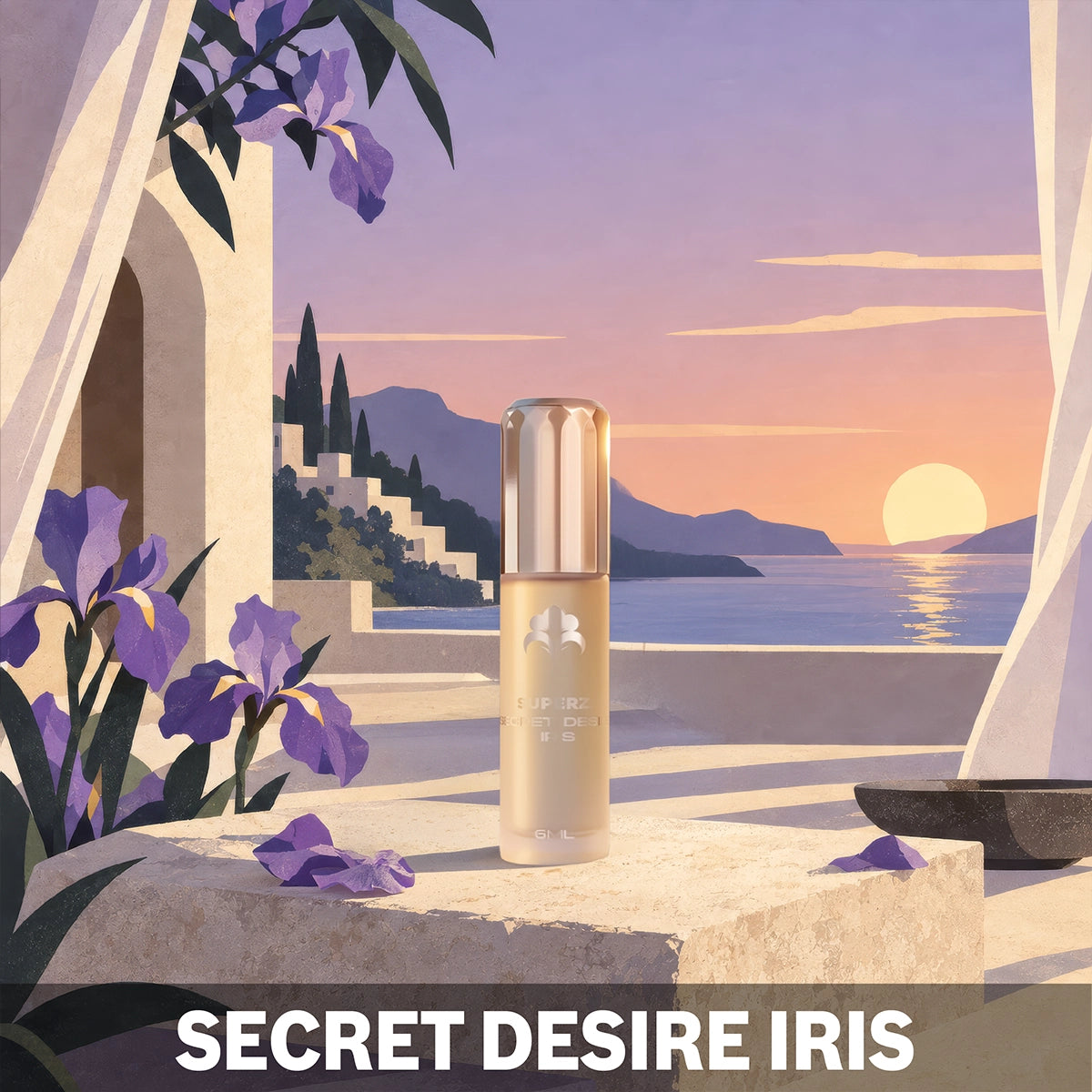 Secret Desire Iris - 6 ml exklusives 100% Parfümöl - Unisex