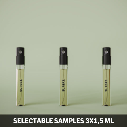 Voliteľné vzorky – 3x1,5ml Extrait de Parfum
