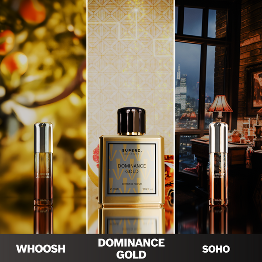 Power of Freedom - Dominance Gold 50ml & Soho 6ml & Whoosh 6ml - Pre mužov/Unisex