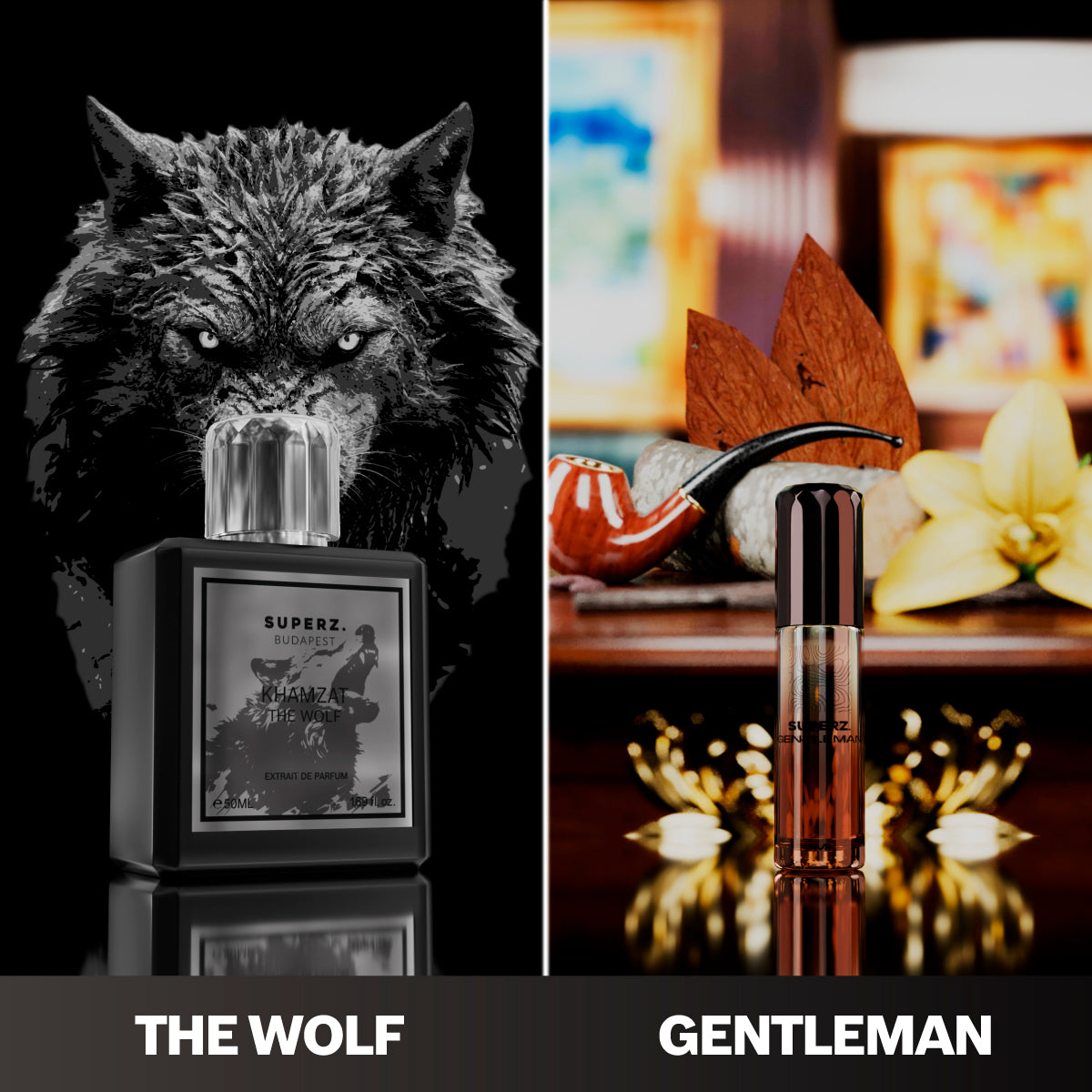 The Refined Beast - The Wolf 50ml & Gentleman 6ml - Pre mužov/Unisex