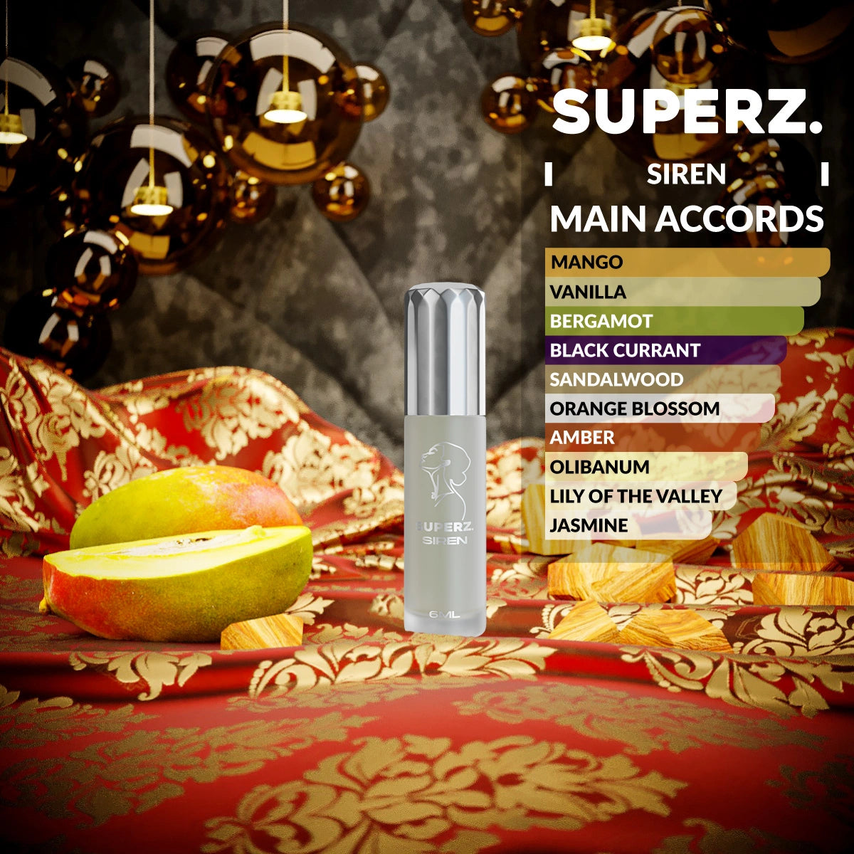 Siren - 6 ml Exkluzívny 100% parfumový olej - Pre ženy