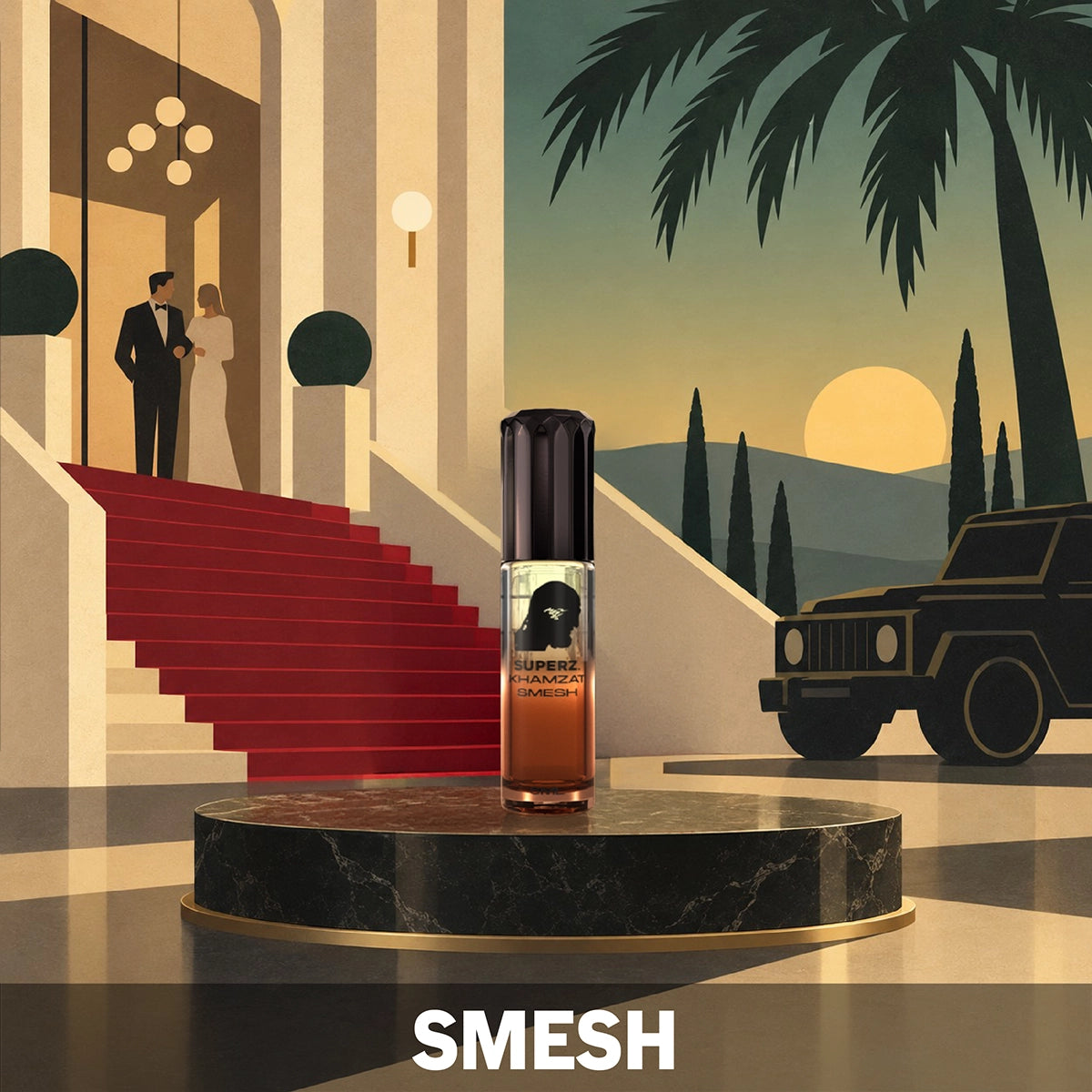 Khamzat-Smesh - 6 ml exklusives 100% Parfümöl - Unisex