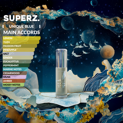Unique Blue - 6 ml Exclusive 100% Perfume oil - Unisex