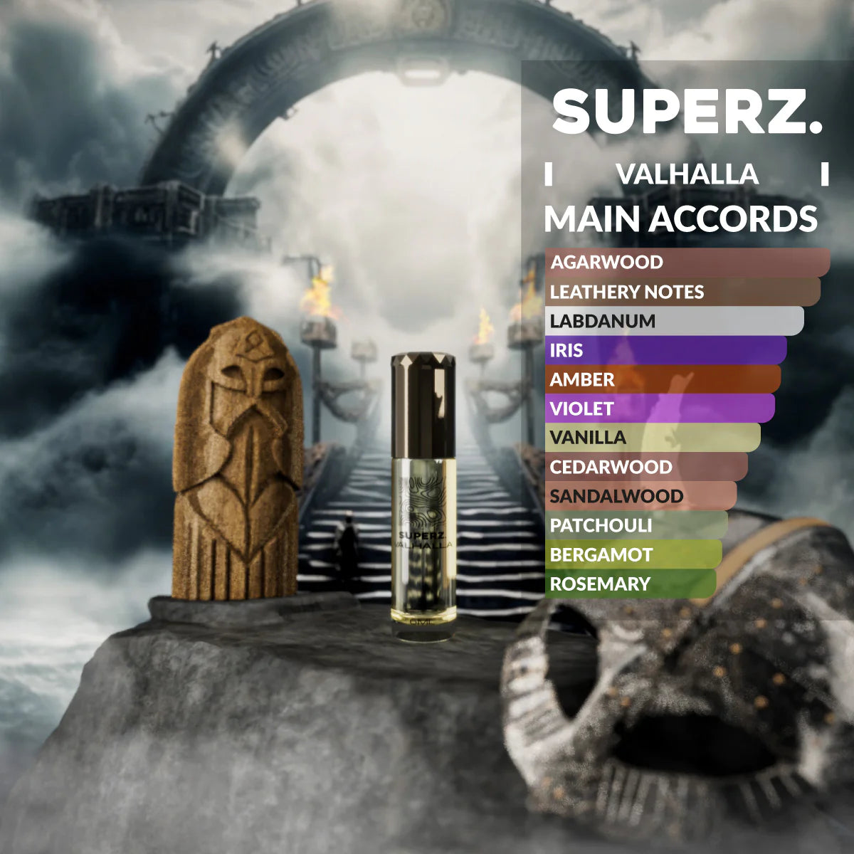 Valhalla - 6 ml Exkluzívny 100% parfumový olej - Pre mužov
