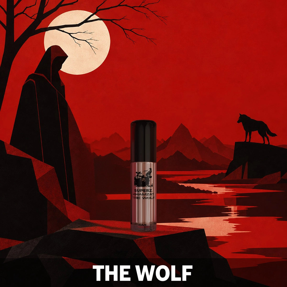 Khamzat-The Wolf - 6 ml exklusives 100% Parfümöl - Unisex
