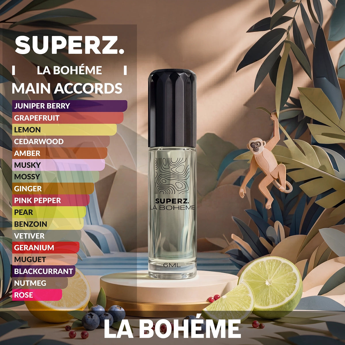 La Bohéme - 6 ml Exkluzívny 100% parfumový olej - Pre mužov