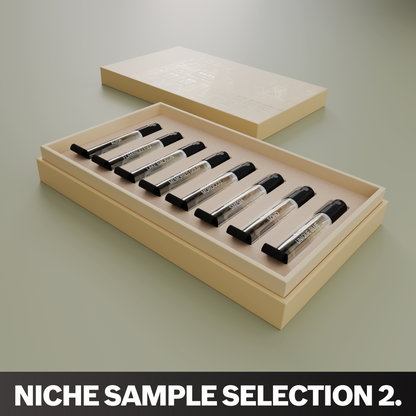SÉLECTION D'ÉCHANTILLONS DE NICHE 2. - 8x2 ml - Extrait de parfum - EN COFFRET CADEAU